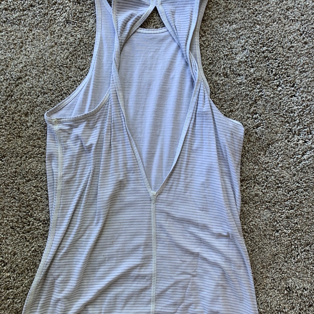 White Lululemon Tank